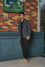 Skarve – Modern Grey & Black Smart Casual Set by Hilo Design | Grocsy