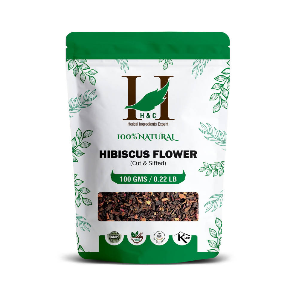 H&C Herbal Hibiscus Flower Cut & Shifted Herbal Tea Ingredient | Grocsy