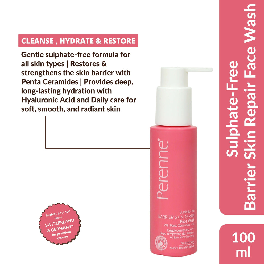 Perenne Sulphate Free Barrier Skin Repair Face Wash | Grocsy