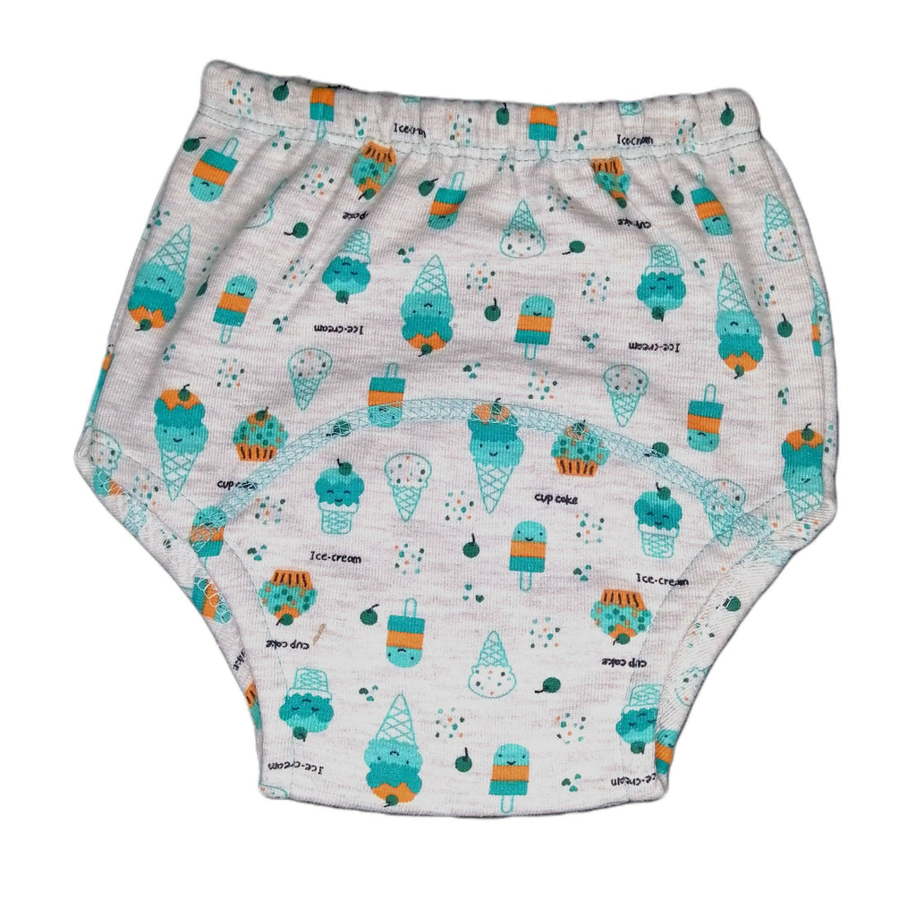 Kindermum Cotton Padded Pull Up Training Pants/Padded Underwear For Kids Sweet Treat & Transport-Set of 2 pcs | Grocsy
