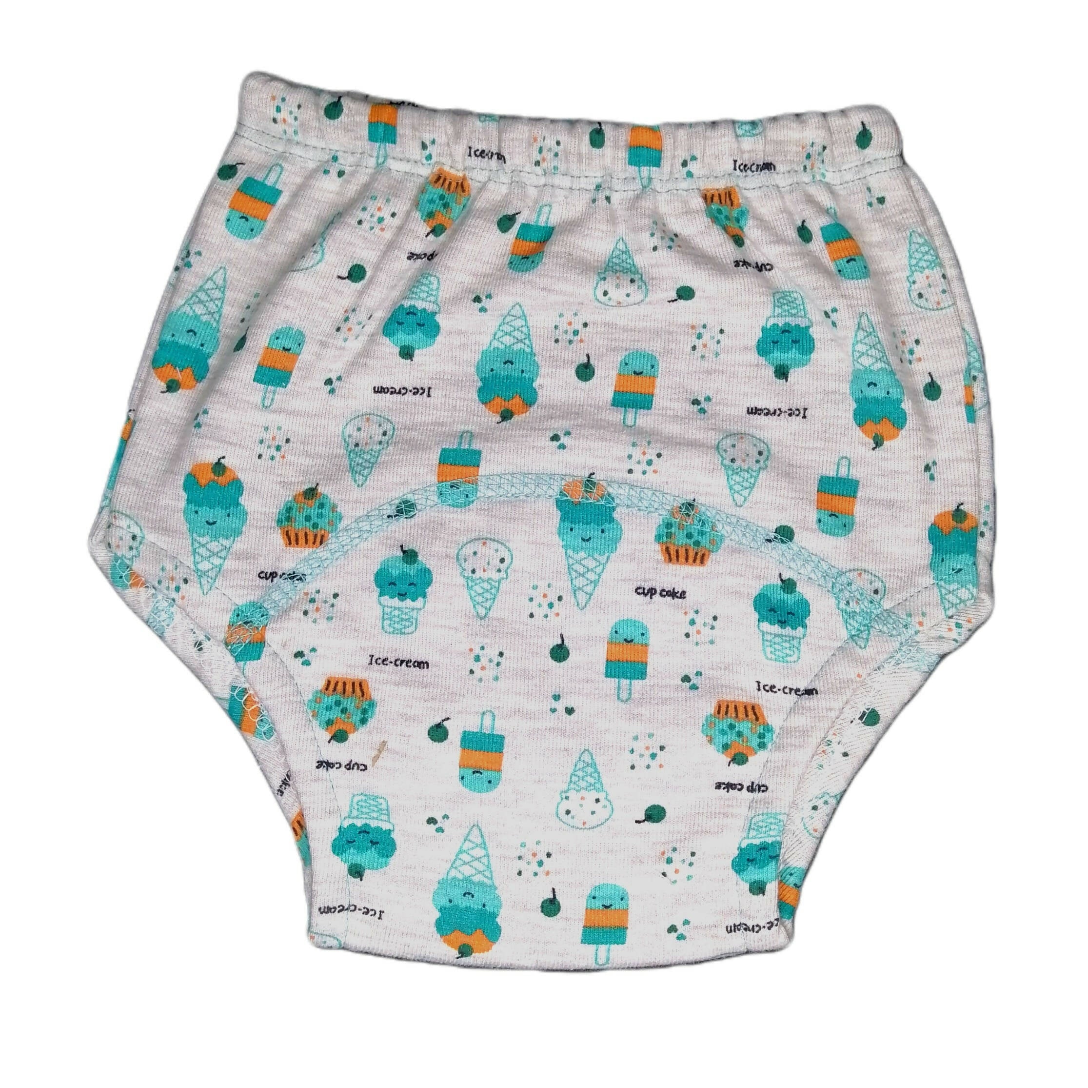 Kindermum Cotton Padded Pull Up Training Pants/Padded Underwear For Kids Sweet Treat & Transport-Set of 2 pcs | Grocsy