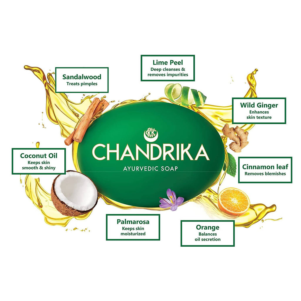 Chandrika Ayurvedic Soap | Grocsy