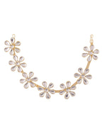 NVR Women's Gold-Polished Traditional Trending Matha Patti | Grocsy