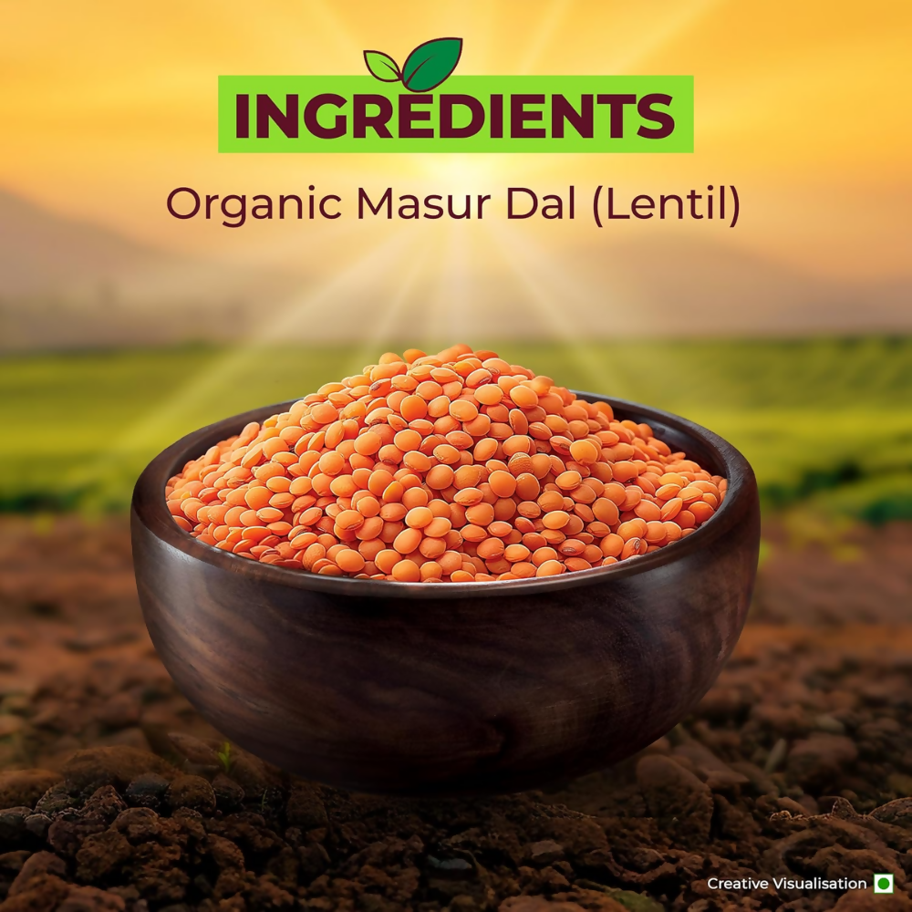 Aashirvaad Organic Masur Dal | Grocsy