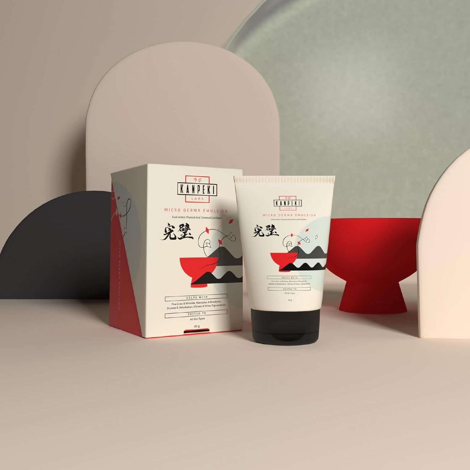 Kanpeki Labs - Micro Derma Emulsion Facial Exfoliator | Grocsy