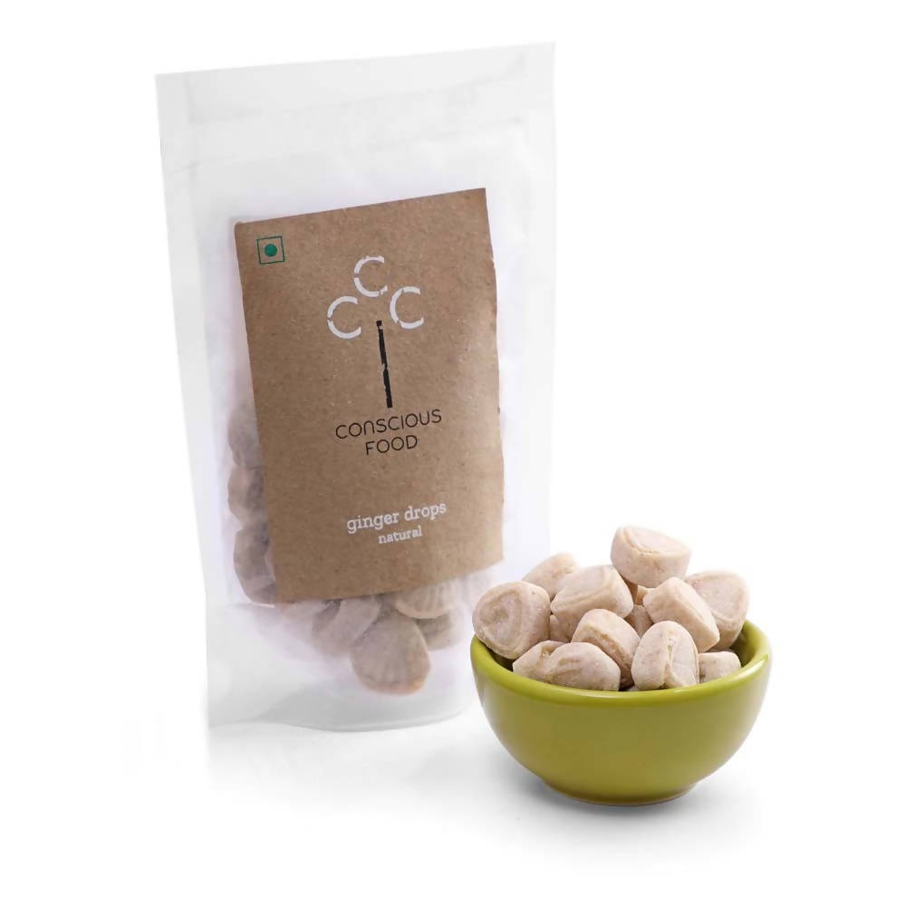Conscious Food Natural Ginger Drops | Grocsy