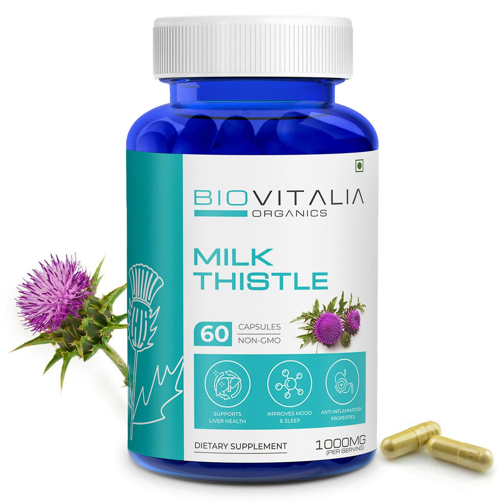 Biovitalia Organics Milk Thistle Extract Capsules | Grocsy