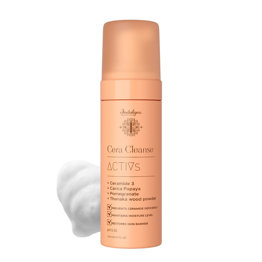 Indulgeo Essentials Cera Cleanse - Ceramide Foaming Face Wash | Grocsy