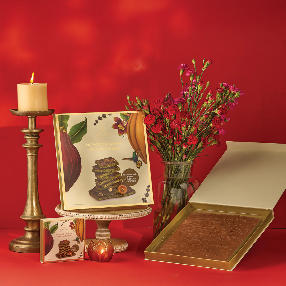 Smoor Pistachio & Kunafa Barks Slabs Chocolates | Grocsy