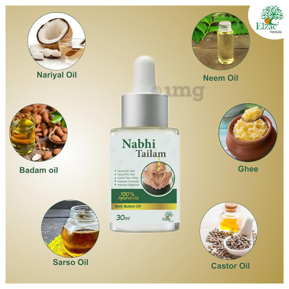 Elzac Nabhi Tailam Oil | Grocsy