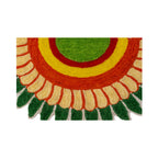 Kundan HandiKrafts Flower Mat Semi Design 1 | Grocsy