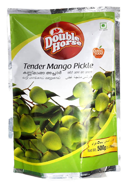 Double Horse Tender Mango Pickle | Grocsy