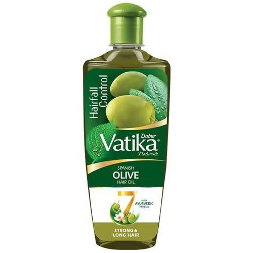 Dabur Vatika Natural Spanish Olive Hair Oil | Grocsy