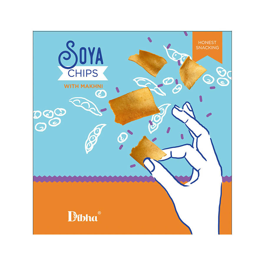 Dibha Soya Chips with Makhni Dip | Grocsy