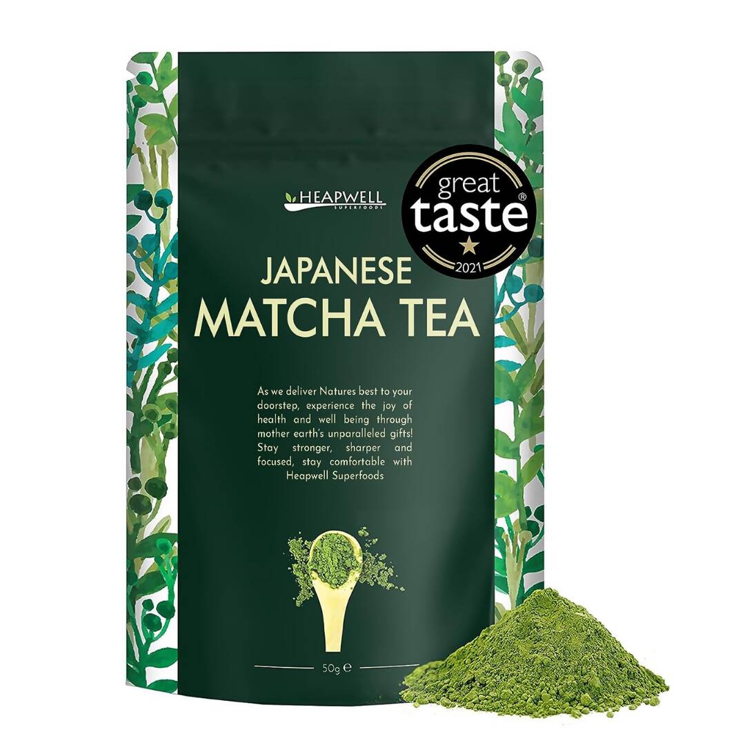 Heapwell Superfoods Japanese Matcha Green Tea Powder | Grocsy