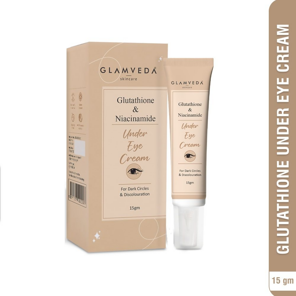 Glamveda Glutathione & Niacinamide Under Eye Cream | Grocsy
