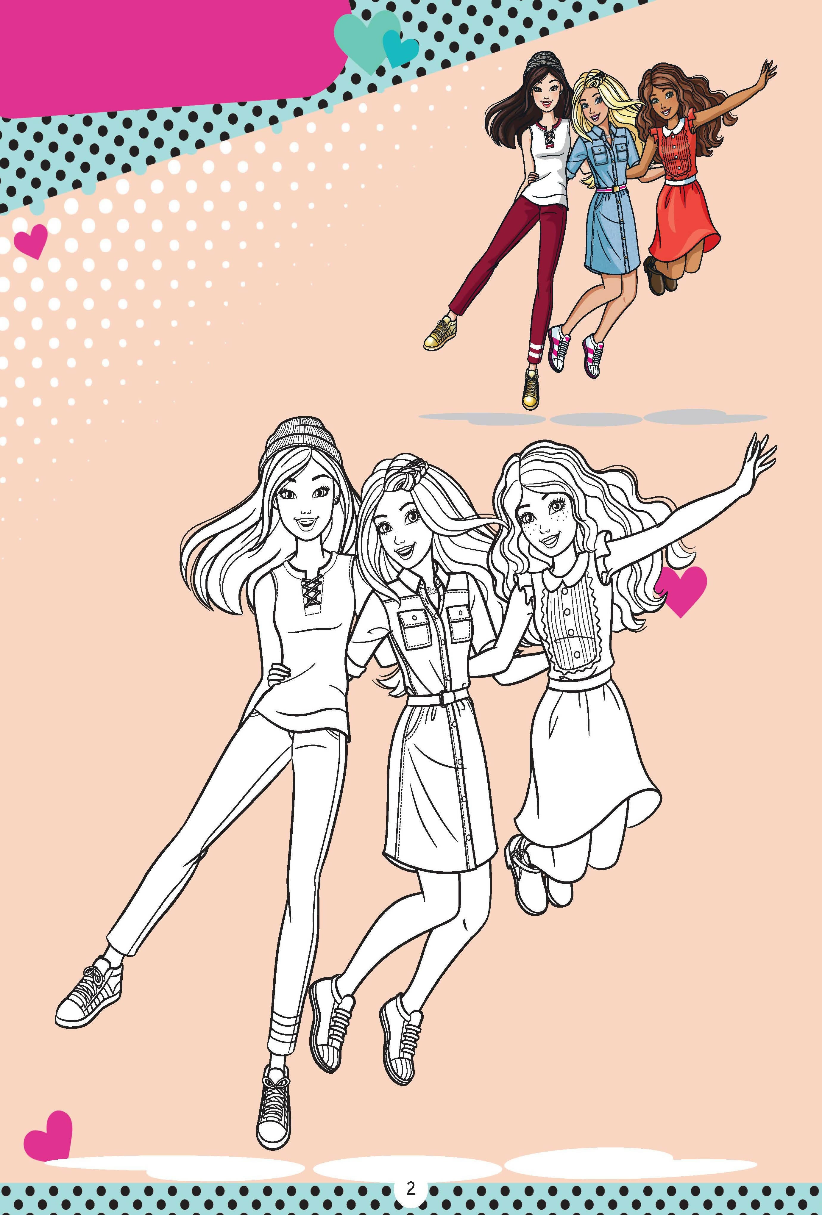 Dreamland Publications Barbie Copy Colouring Book : Children Drawing, Painting & Colouring Book | Grocsy
