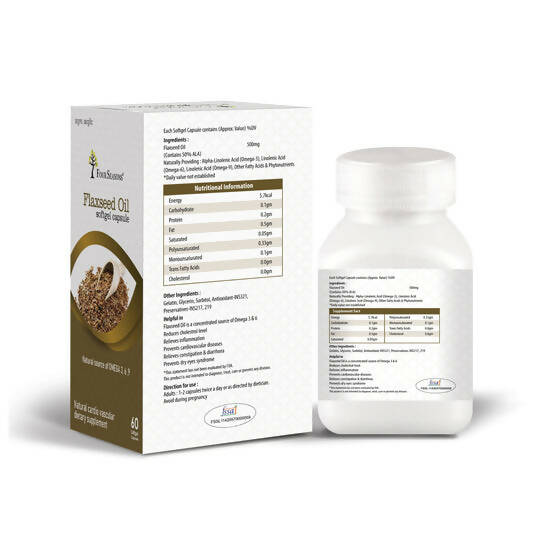 Four Seasons Flaxseed Oil Capsules | Grocsy