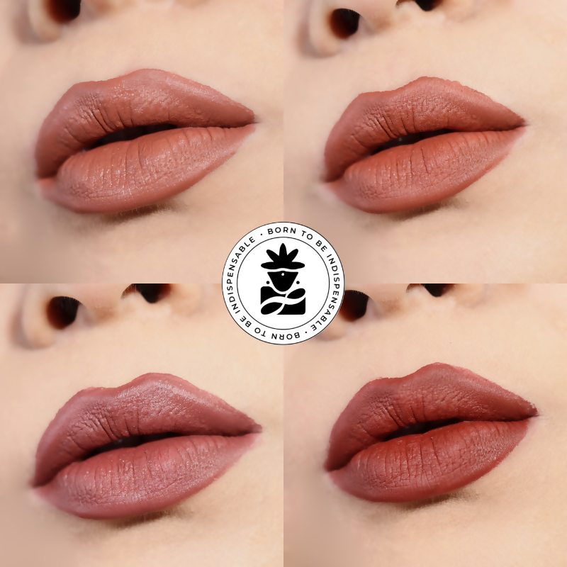 BOBI 4 in1 Lip Kiss Stacker Brown Beauty Liquid Lipstick | Grocsy