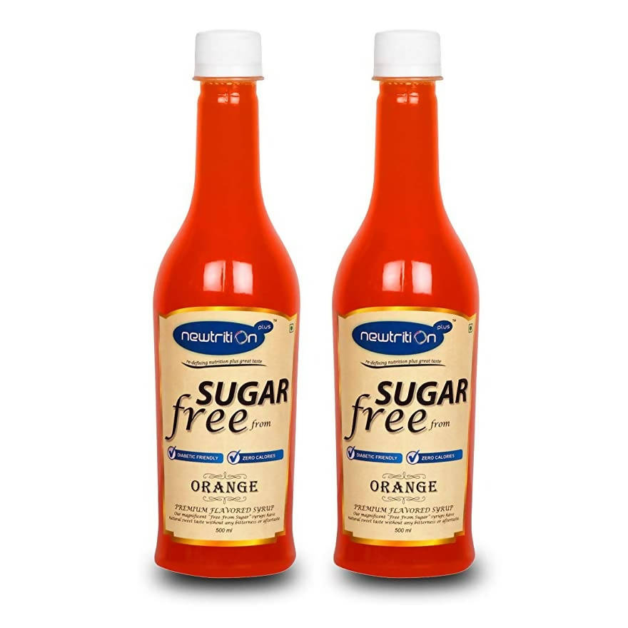Newtrition Plus Sugar Free Orange Syrup | Grocsy