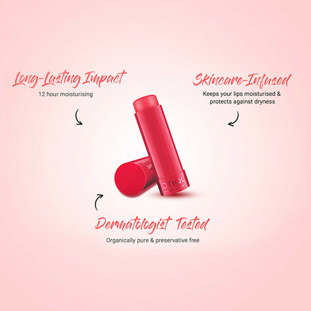 Biotique Lipshine Lip Balm SPF 20 - Plum | Grocsy