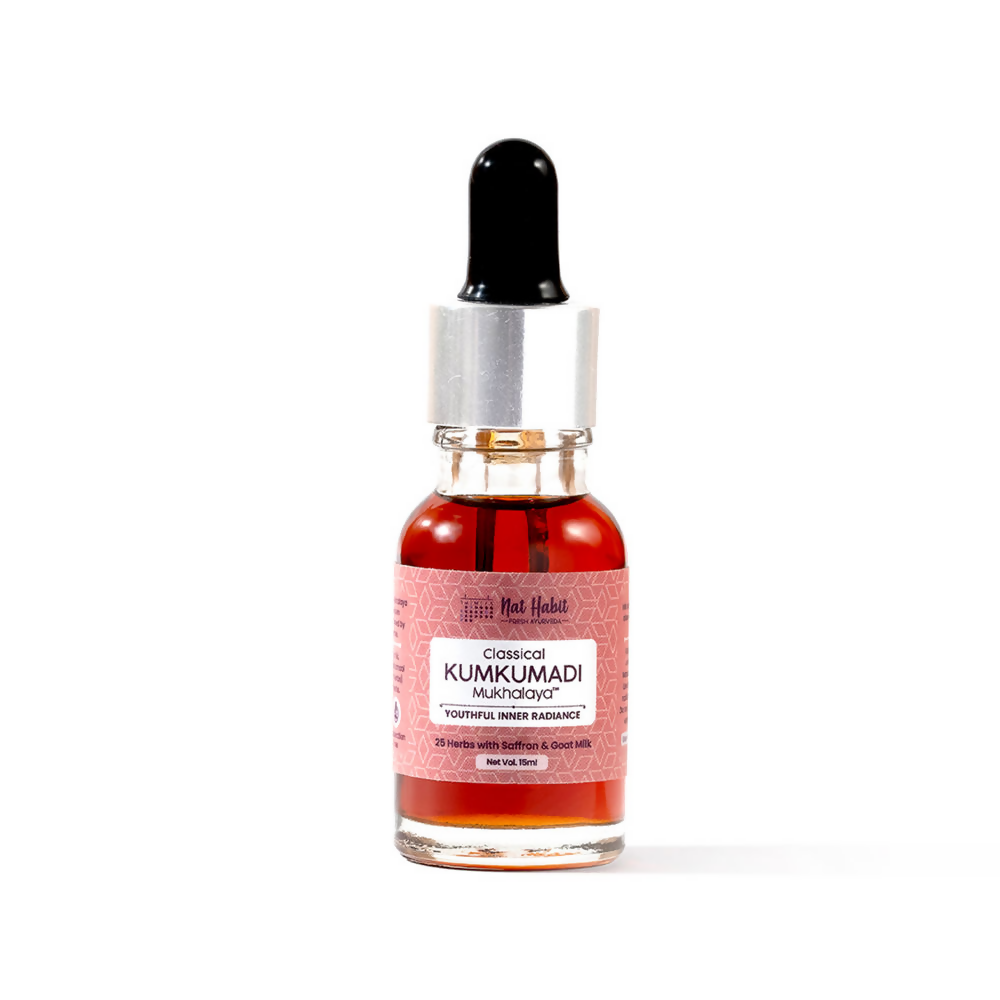 Nat Habit 100% Taila-Paka Kumkumadi Tailam Face Oil | Grocsy