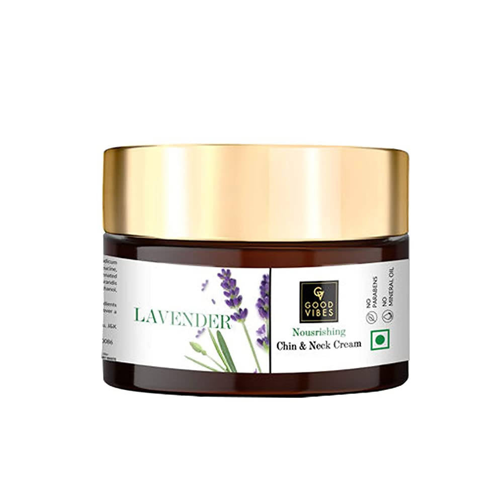 Good Vibes Nourishing Chin and Neck Cream - Lavender | Grocsy