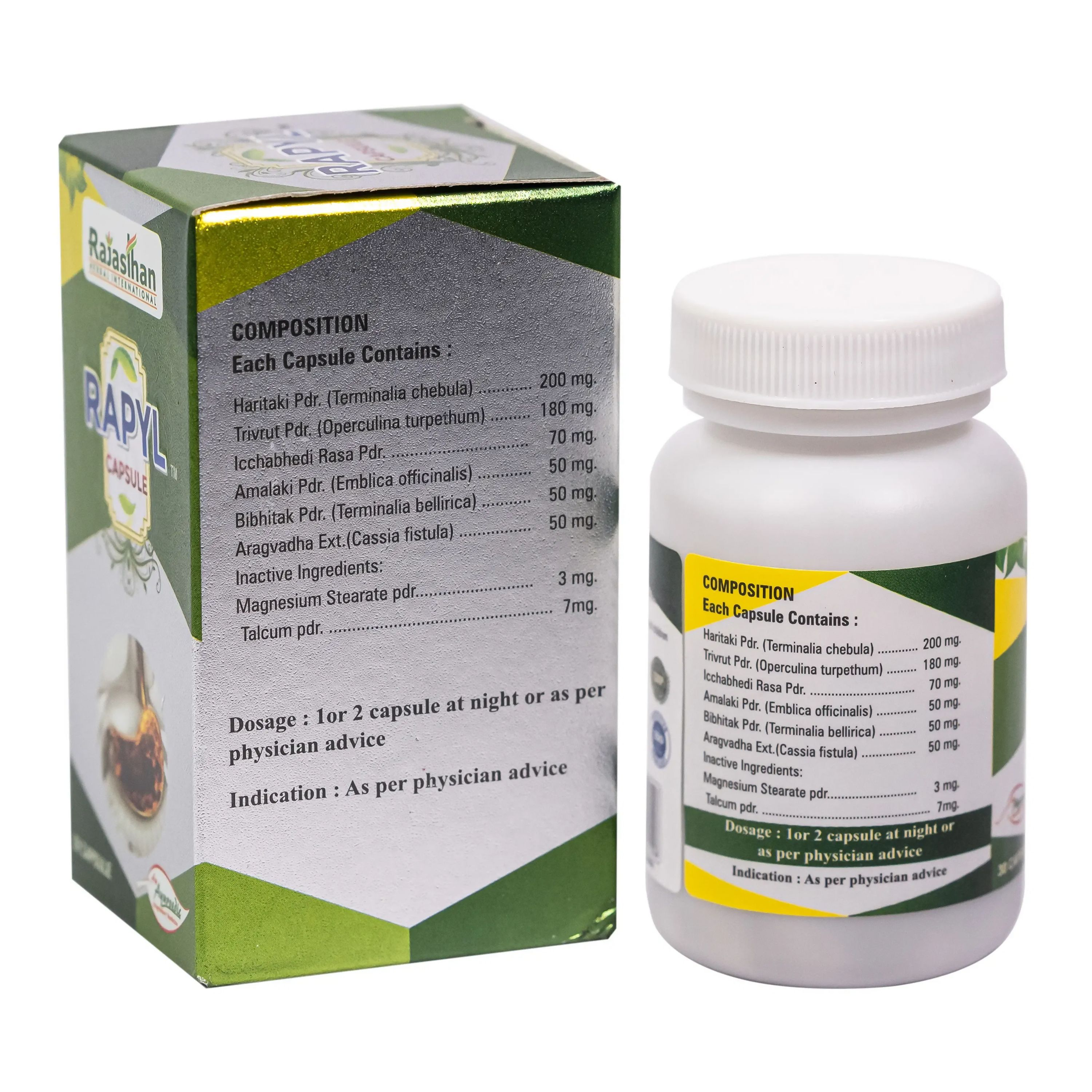 Rajasthan Herbals Rapyl Capsules | Grocsy