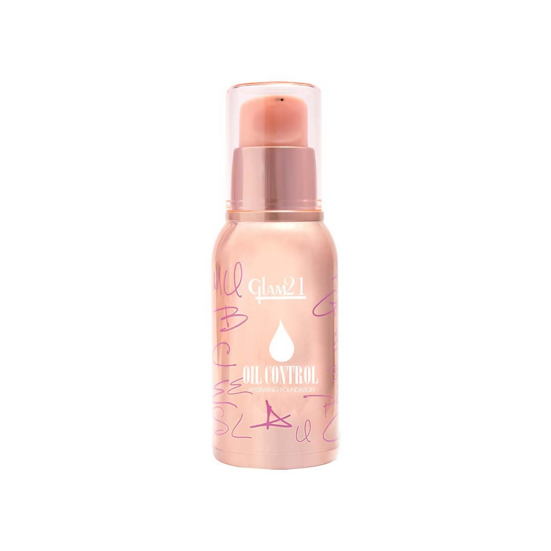 Glam21 Oil Control Hydrating Foundation - 04 Almond | Grocsy