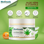 Medimade Wellness Aloe Vera & Vitamin E Moisturising Cream | Grocsy