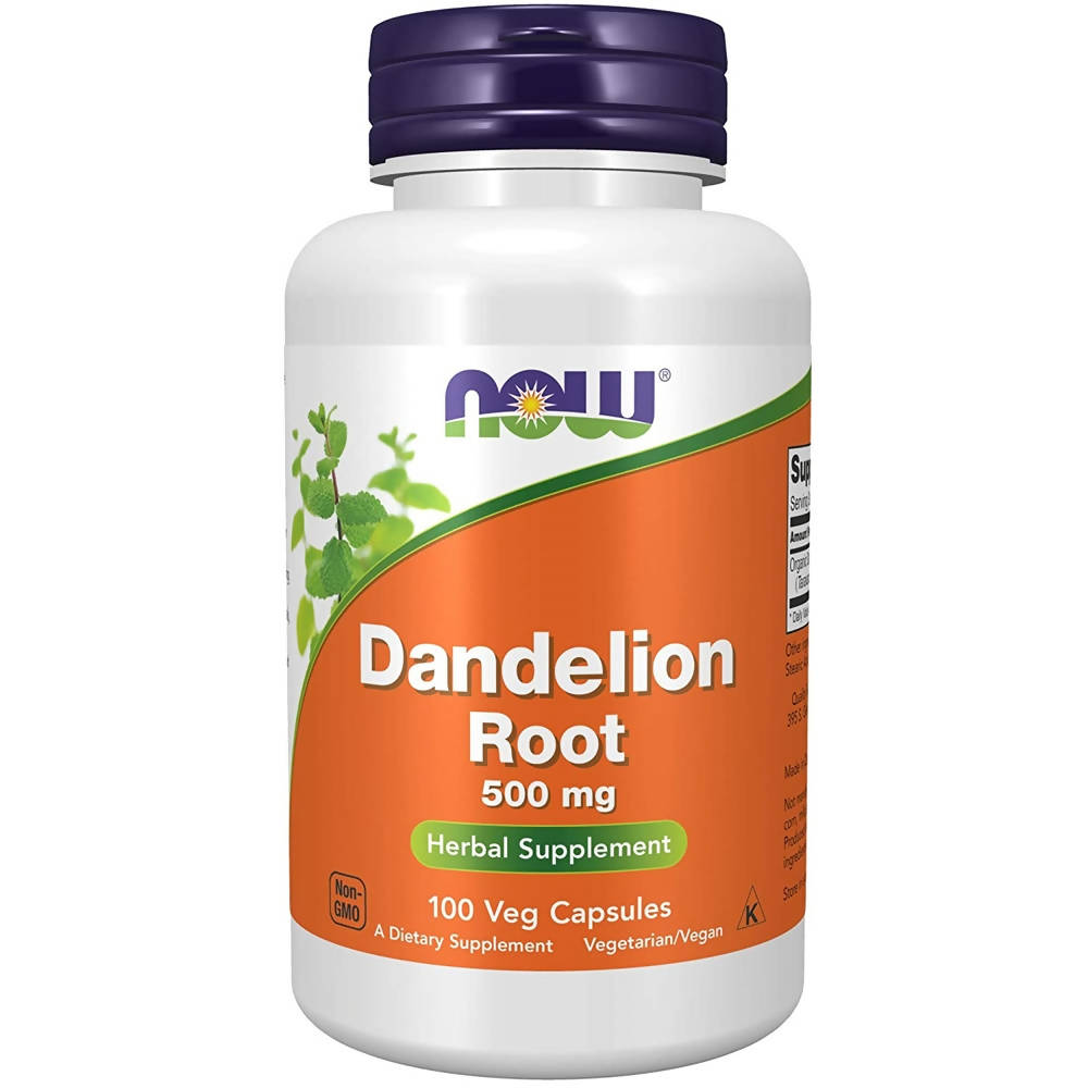 Now Foods Dandelion Root 500mg Veg Capsules | Grocsy