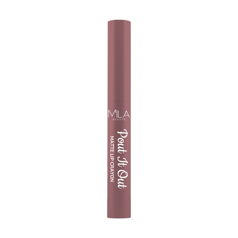 Mila Beaute Pout It Out Long Lasting & Matte Finish Lip Crayon Lipstick - Mulan | Grocsy