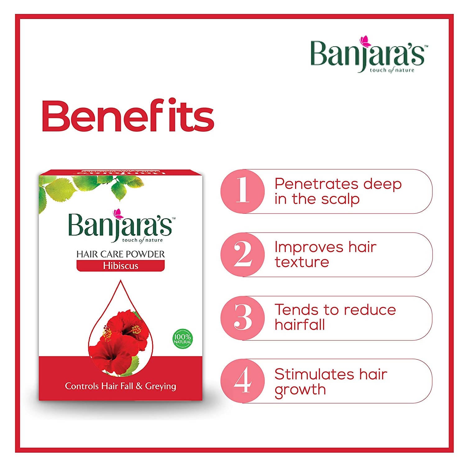 Banjara's Hair Care Powder Combo Pack | Grocsy