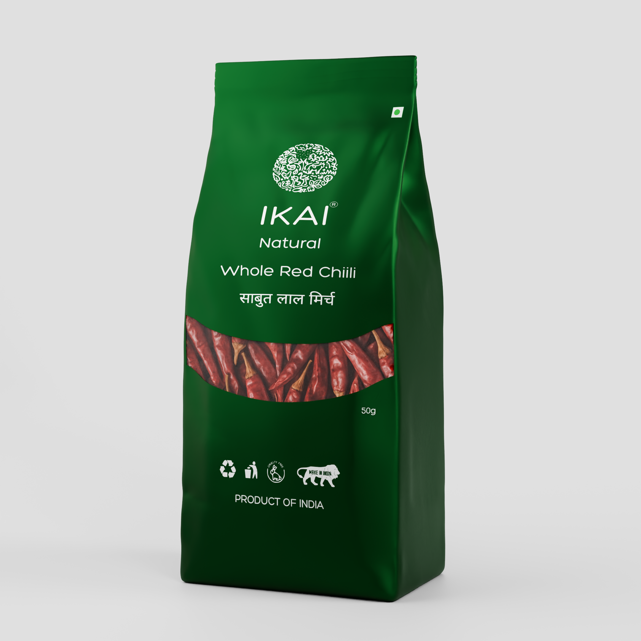 IKAI Organic Whole Red Chilli