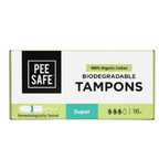 Pee Safe Organic Cotton Tampons | Grocsy
