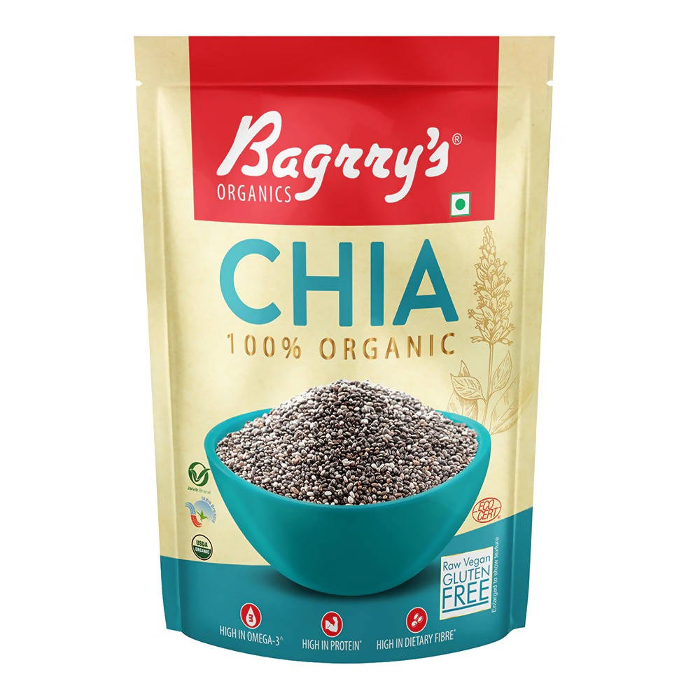 Bagrry's Organic Chia Seeds | Grocsy