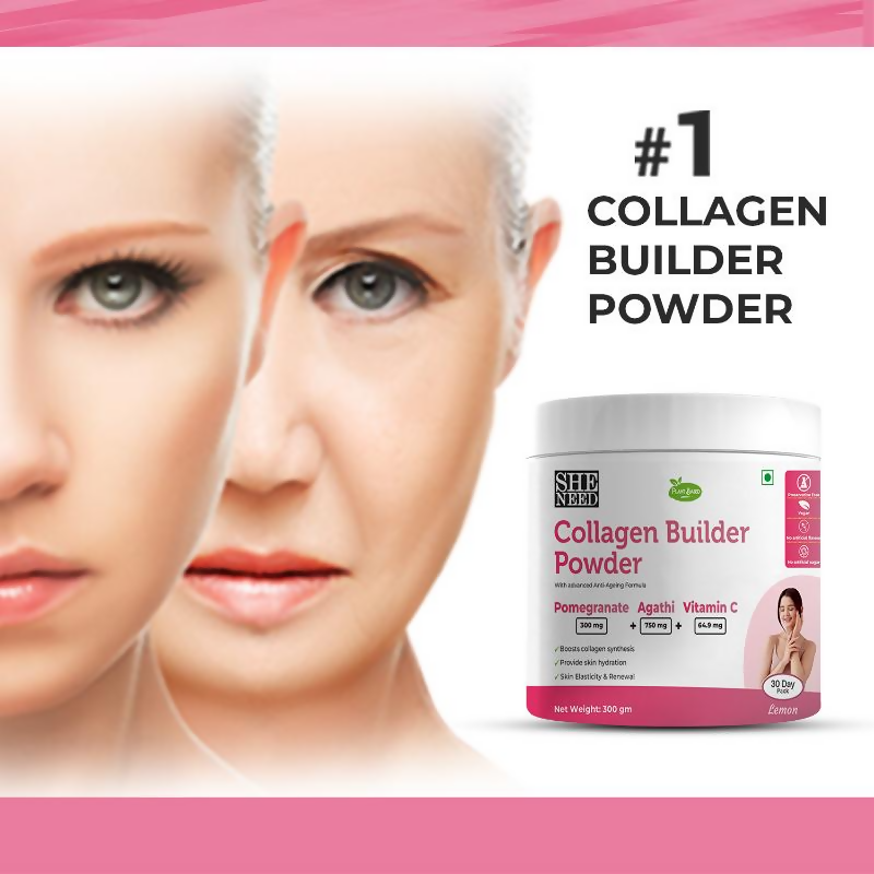SheNeed Plant Based Collagen Builder Powder | Grocsy