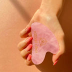 Natural Vibes Glow Getter Gift Set with Rose Quartz Gua Sha | Grocsy
