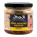 Jhaji Store Lemon, Ginger & Green Chilli Pickle | Grocsy