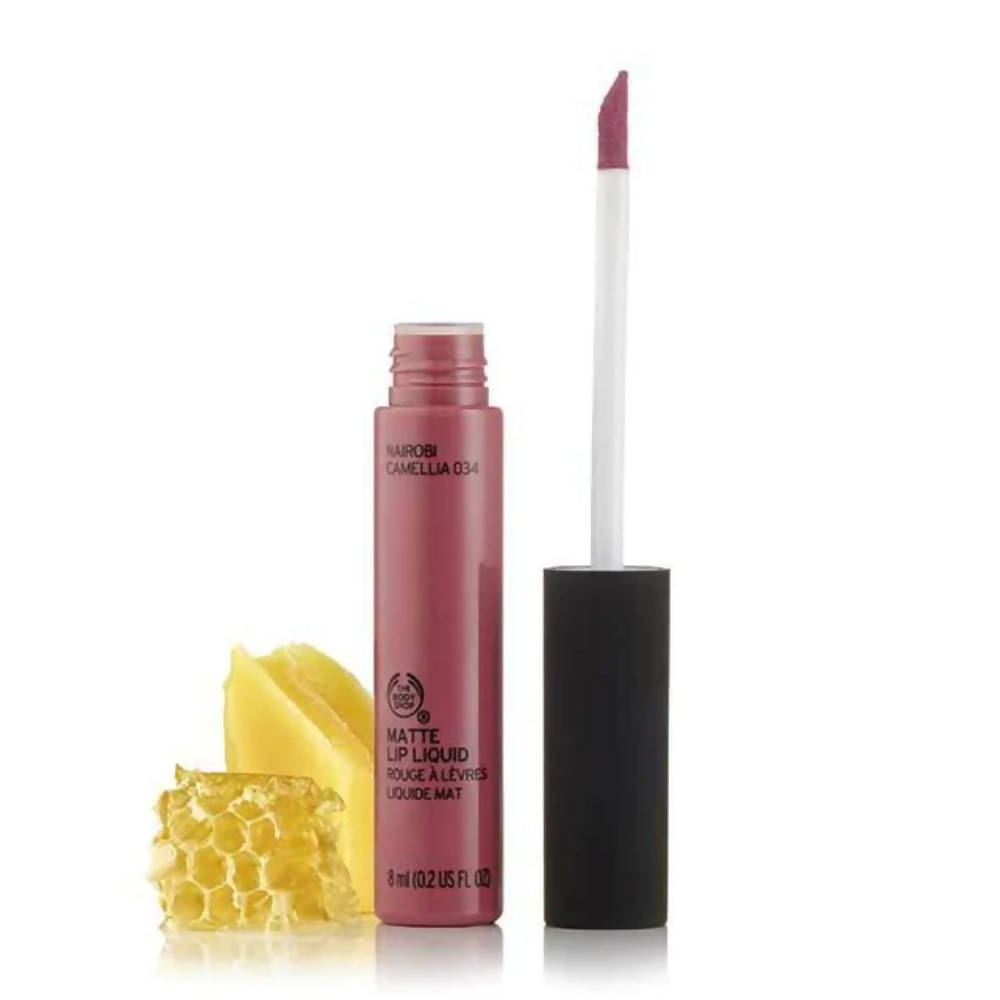 The Body Shop Matte Lip Liquid - 34 Nairobi Camellia | Grocsy