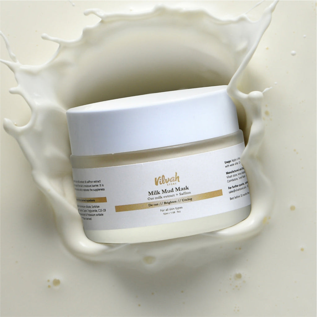 Vilvah Store Milk Mud Mask | Grocsy