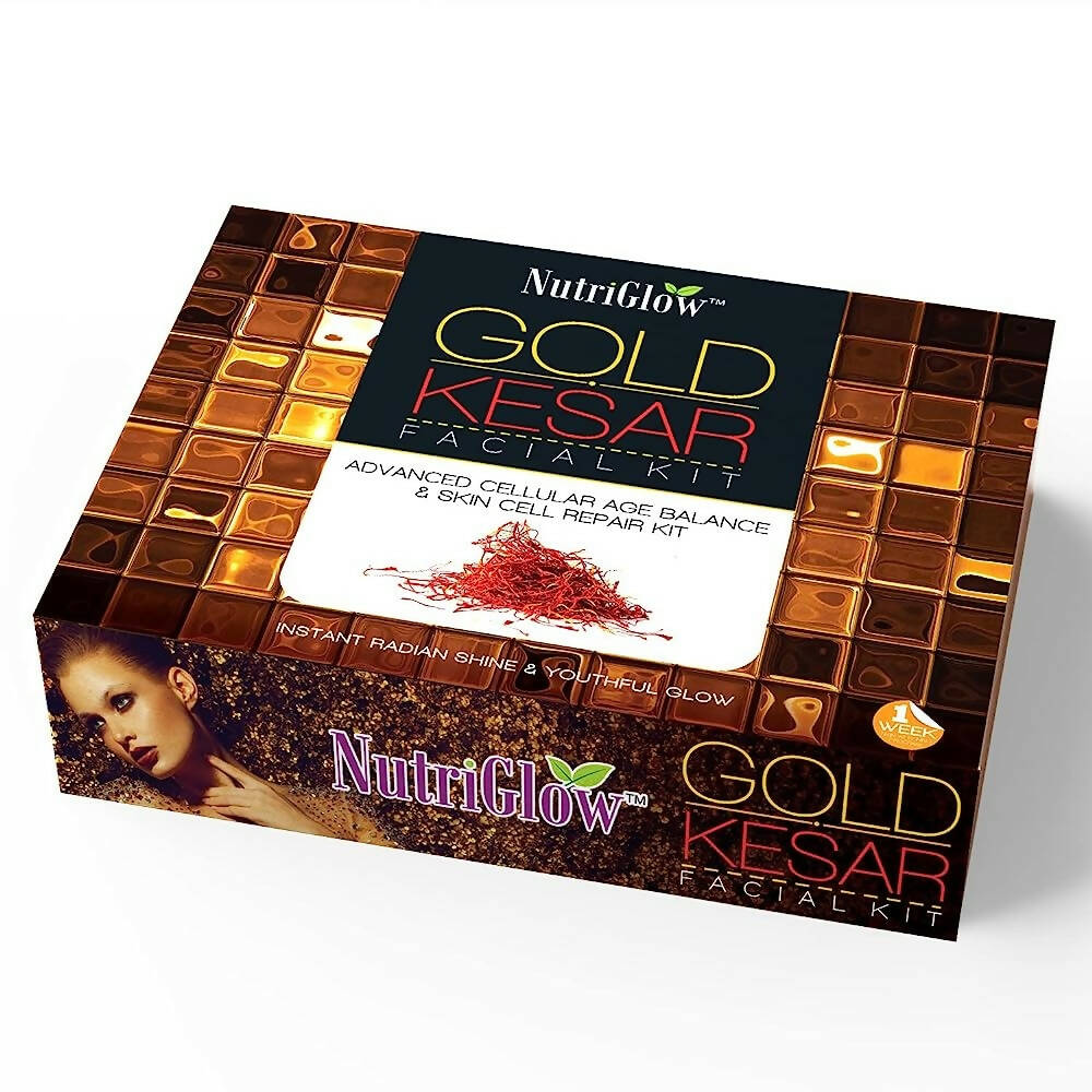 NutriGlow Gold Kesar Facial Kit | Grocsy