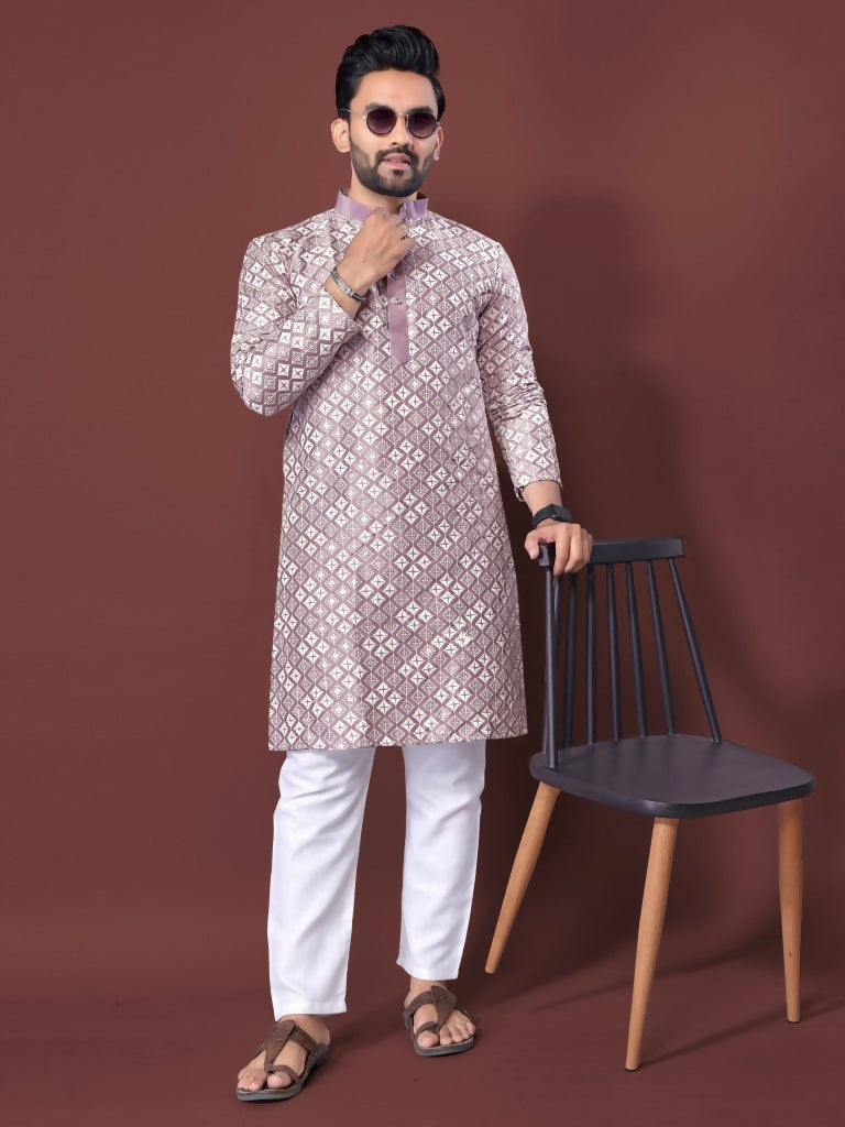Mens Kurta Pajama Set for Wedding Wear by Infinity Export | Grocsy