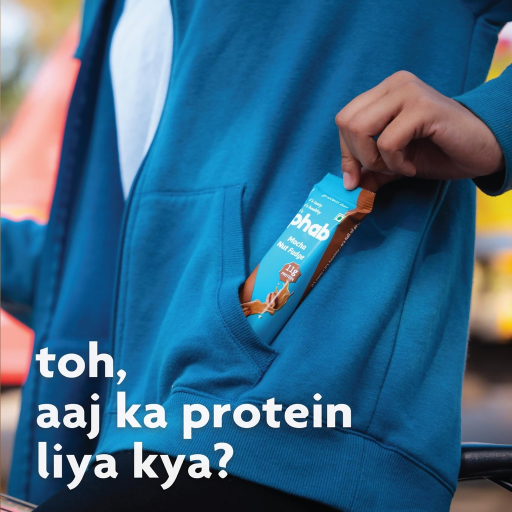 Phab Protein Bars With Protein Mocha Nut Fudge | Grocsy