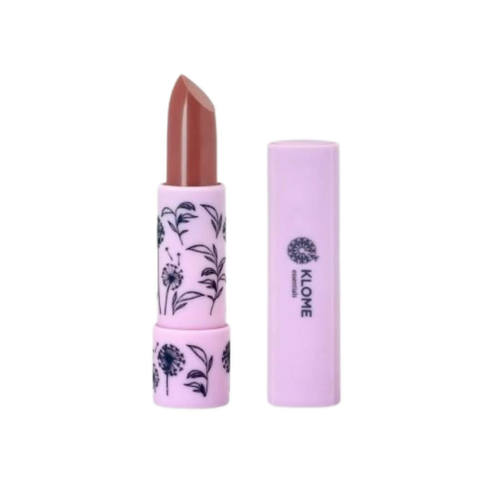 Klome Essentials Vegan Matte Lipstick-Cinnamon Pale Brown | Grocsy