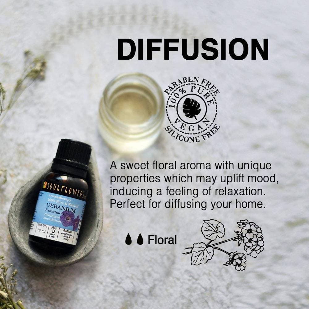 Soulflower Geranium Essential Oil | Grocsy