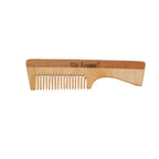 The Legend Organic Pure Neem Wood Comb With Handle | Grocsy