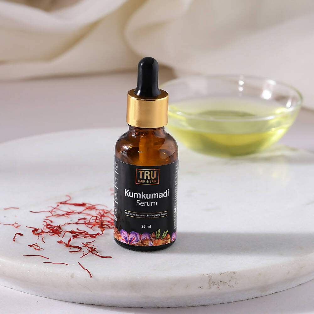 Tru Hair & Skin Kumkumadi & Niacinamide Serum | Grocsy