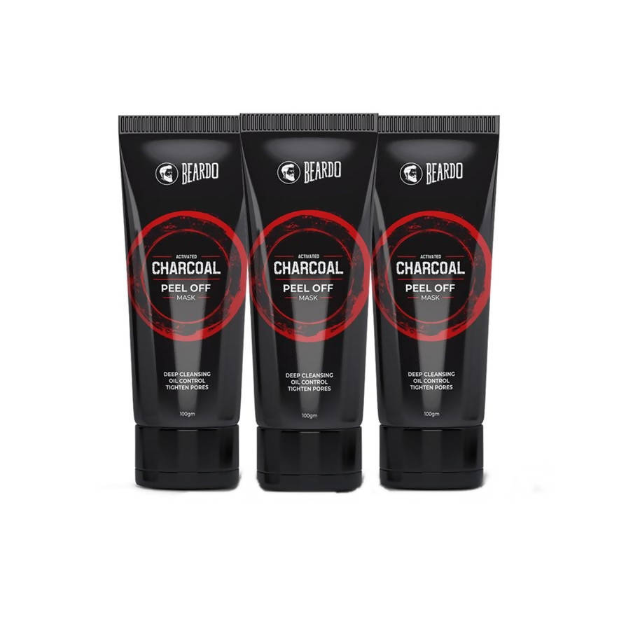 Beardo Activated Charcoal Peel Off Mask | Grocsy