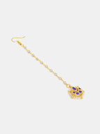 Ruby Raang Virasat Jewels Maang Tikka | Grocsy